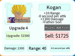 Kogan Adult (BEAST) - Gohan Beast  Roblox: All Star Tower Defense