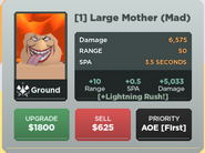 Large Mother (Mad) Upgrade 1 Card
