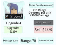 Paper Beauty (Awaken) Upgrade 4 Card