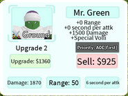 Mr green upgrade 2