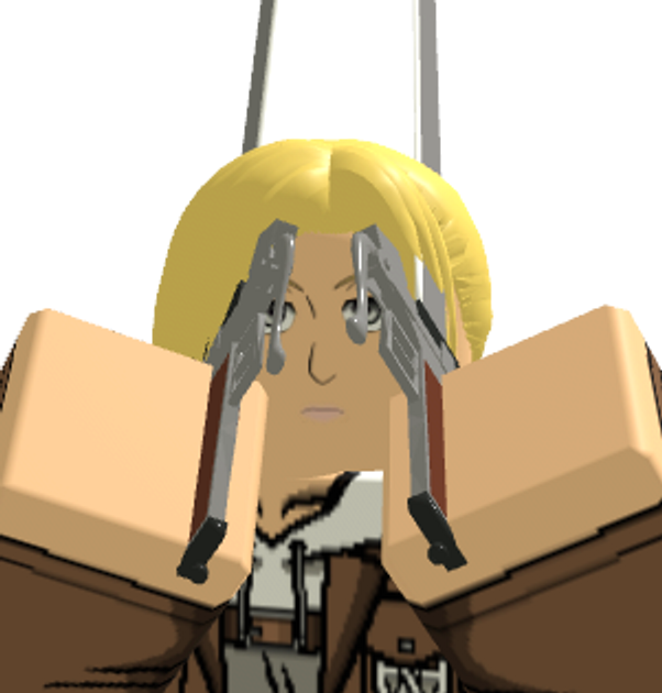 Female Titan Anime Face - Roblox