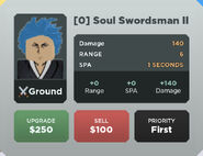 Soul Swordsman II Deployment Card