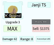 Janji TS Upgrade 3 Card