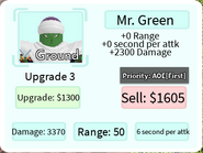 Mr green upgrade 3