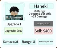 Haneki Upgrade 1 Card