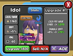 Ai Idol SHOWCASE LVL 175 (ALL STAR TOWER DEFENSE) 