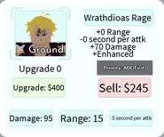 Wrathdioas Rage Deployment Card