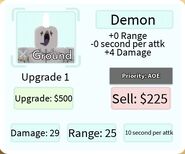 Demon I 1st Upgrade Card