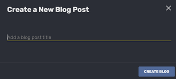 Guide Blog post