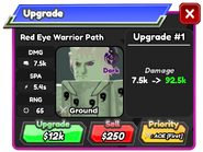 Red Eye Warrior Path Upgrade 0 Card