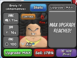 Borul (SUPA III) - SS Broly (DBS), Roblox: All Star Tower Defense Wiki