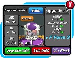 Rieza/frieza, Ultimate Tower Defense Wiki