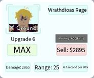Wrathdioas Rage Upgrade 6 Card