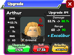 Arthur (Arthur Boyle), Roblox: All Star Tower Defense Wiki