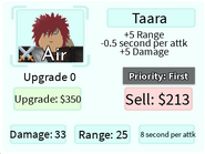 Taara Base Upgrade Card