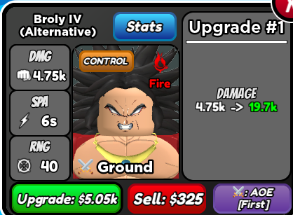 Borul (Broly), Roblox: All Star Tower Defense Wiki