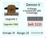 Demon V Upgrade 1 Card