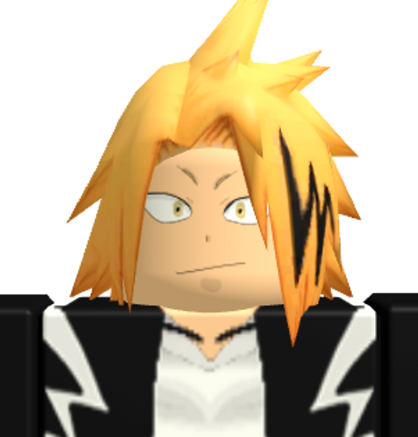 Kaminari Denki + roblox man face = in 2023  Male face, Boku no hero  academia funny, Roblox