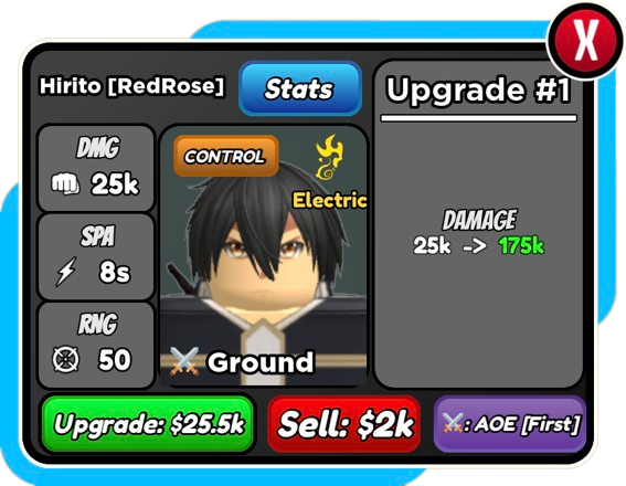 Star King - Kirito (Star King)  Roblox: All Star Tower Defense