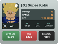 Super Koku Base Upgrade Card