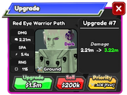 Red Eye Warrior Path Upgrade 6 Card