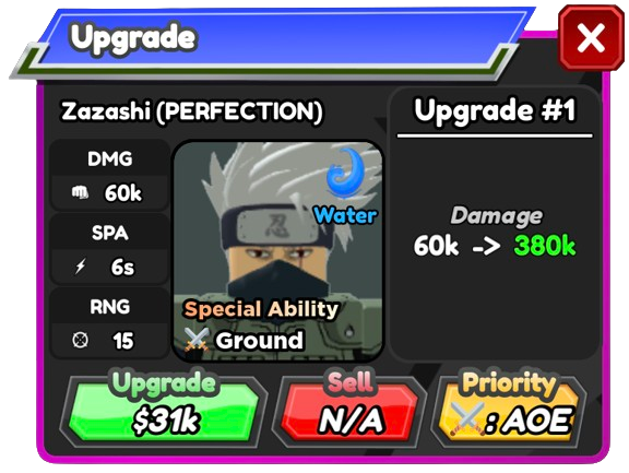 SUZANO KAKASHI OP DAILY STARDUST SOLO ALL STAR TOWER DEFENSE 