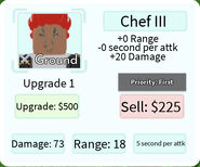 Chef III Upgrade 1 Card