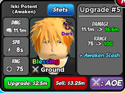 Ikki (Ichigo), Roblox: All Star Tower Defense Wiki