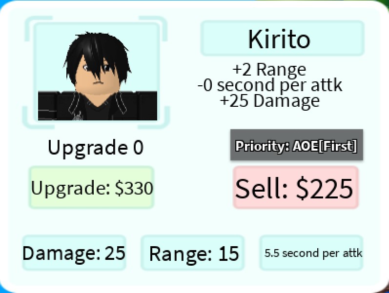 Star King - Kirito (Star King), Roblox: All Star Tower Defense Wiki