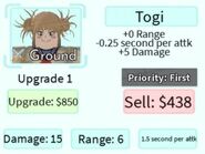 Togi Upgrade 1 Card
