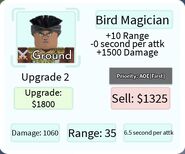 Bird Magician Upgrade 2 Card