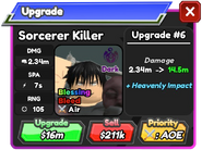 Sorcerer Killer Upgrade 5 Card