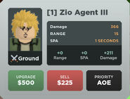 Zio Agent III Upgrade 1 Card