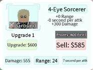 4-Eye Sorcerer Upgrade 1 Card