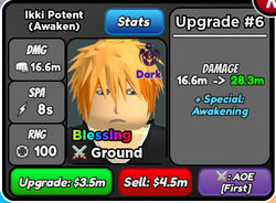 Ikki Potent (Awaken) - Dangai Ichigo, Roblox: All Star Tower Defense Wiki