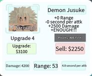 Demon Jusuke Upgrade 4 Card