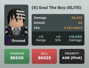 Soul The Boy (ELITE) Upgrade 8 Card