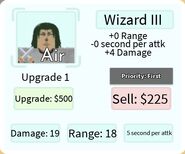 Wizard III Upgrade 1 Card