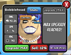 Bobblehead (Emporio Ivankov), Roblox: All Star Tower Defense Wiki