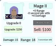 Mage II Base Upgrade Card