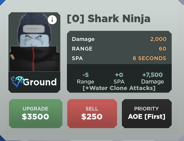 Ninja Shark 8 | Sticker