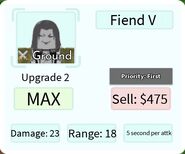 Fiend V Upgrade 2 Card