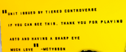 A note on his book written by McTysson, a contributor who helped make this unit (credit to Joe's had enough#1832)