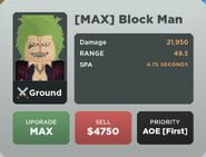 Block Man Upgrade 5 Card