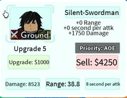 Silent-Swordsman Upgrade 5 Card