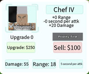 Chef IV Base Upgrade Card