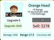 Orange head upgrade 0