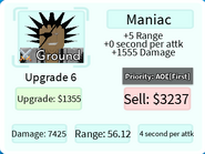 Maniac Upgrade 6