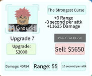 The Strongest Curse Lvl 80 Upgrade 7 Card