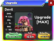 Devil Upgrade 7 Card